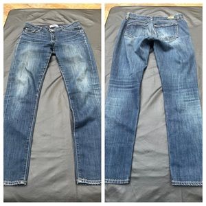 Paige Skyline Ankle Peg jeans in Rosalie size 27
Inseam 29”
*missing size label